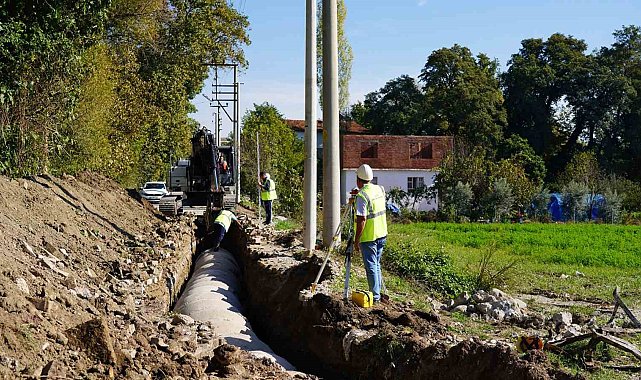 MUSKİ, Köyceğiz Zeytinalanı'nda yağmur suyu taşkınlarının önüne geçiyor