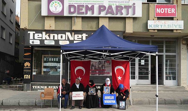Muşlu annelerin evlat nöbeti sürüyor