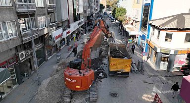 Mustafakemalpaşa ilçesinin altyapısı, yeniden inşa ediliyor