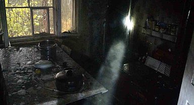 Mutfakta çıkan yangın söndürüldü