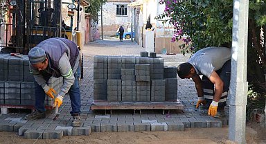 Nazilli Belediyesi Çapahasan'da yolları yeniliyor
