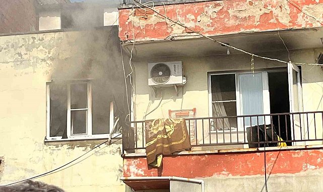 Nazilli'de ev yangını: 1 ölü, 3 yaralı