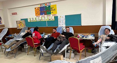 Okulda kan bağışı kampanyası