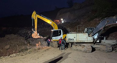 Ordu Fatsa'da taş ocağında göçük!