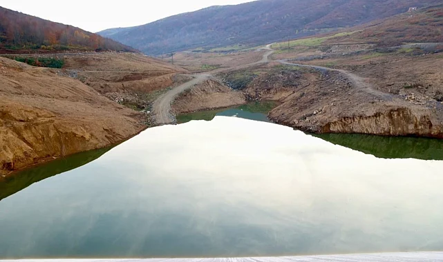 Ordu Korgan Barajı'nda su tutumuna başlandı