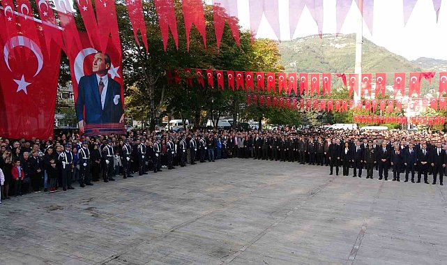 Ordu'da 10 Kasım töreni