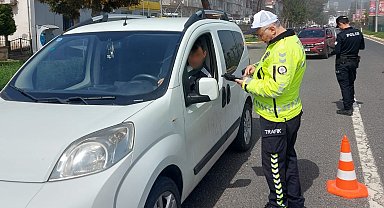 Ordu'da bir haftada 11 binden fazla araç ve sürücüsü denetlendi