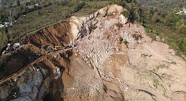 Ordu'da göçükte arama çalışmalarına ara verildi