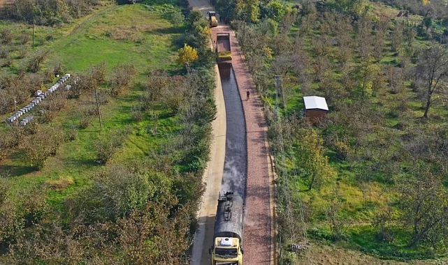 Ordu'da yol çalışmalarını aralıksız devam ediyor