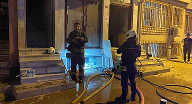 Ortaköy'de korkutan yangın