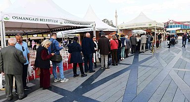 Osmangazi Kitap Fuarı 8'inci gününde de doldu taştı