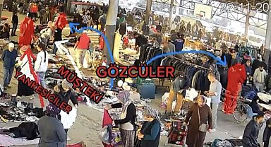 Osmaniye'de pazarda yankesicilik yapan 5 şüpheli, gizli bölmeli araçla yakalandı
