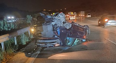 Otomobil bariyerlere çarptı: 1 ölü