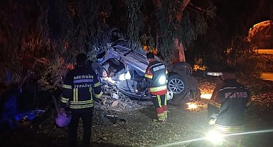 Otomobil takla attı: 1 ölü 3 yaralı