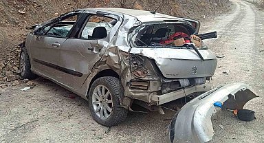 Otomobil uçuruma yuvarlandı, kaza gün ağarınca ortaya çıktı: 1 ağır yaralı