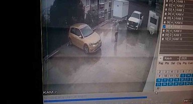 Otoparktan çıkan otomobil, 10 metrelik yükseklikten bahçeye uçtu: 1 yaralı