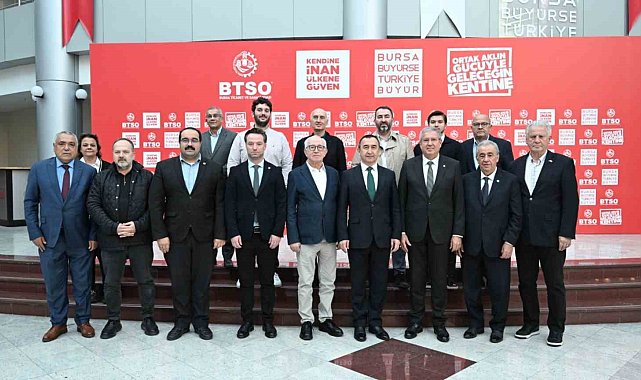 Özbekistan Büyükelçisi İlkhom Khaydarov BTSO'da