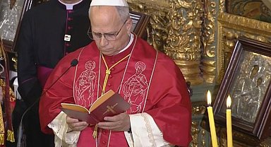 Papa 14. Leo, Fener Rum Patrikhanesi'ne geldi