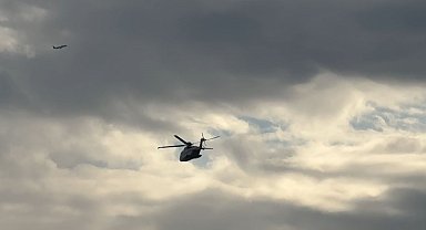 Papa 14. Leo'nu taşıyan Helikopter İznik'e hareket etti