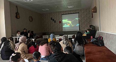 Patnos gençlik merkezinde sinema etkinliği ilgi gördü