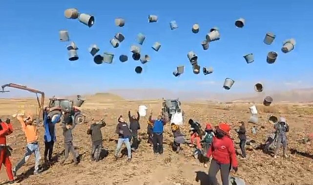 Patnos'ta patates hasadı tamamlandı: 500 Dönüm araziden bin 650 ton ürün elde edildi
