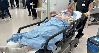 Polisten kaçan motosiklet sürücüsü kaza yaparak yaralandı