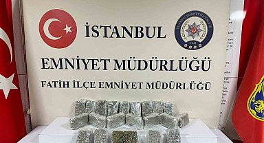 Polisten kaçan uyuşturucu satıcı kovalama sonucu böyle yakalandı