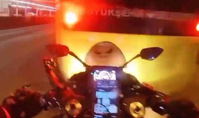 "Allah'ım sana geliyorum" dedi, belediye otobüsüne çarptı
