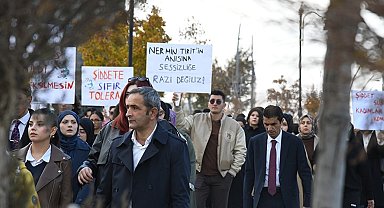 Rektör Çakmak: "Kadına yönelik şiddetin hiçbir biçimi kabul edilemez"