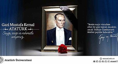 Rektör Hacımüftüoğlu'nun 10 Kasım Atatürk'ü anma günü mesajı