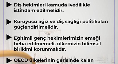 Sağlık-Sen: "Diş hekimleri kamuya atanmalı ve uzmanlaşmalarının önü açılmalıdır