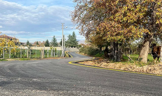 Sakarya Hendek'te 20 kilometrelik asfalt çalışmasını tamamladı