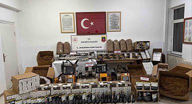 Sakarya'da 151 bin boş, 16 bin dolu makaron ele geçirildi