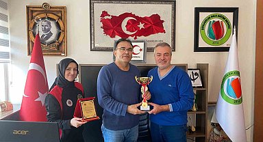 Şampiyona kupası verildi