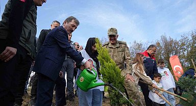 Samsun'da Milli Ağaçlandırma Günü: 37 bin 380 adet fidan toprakla buluştu