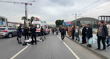 Samsun'da motosiklet kazası: 1 yaralı