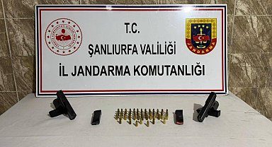 Şanlıurfa'da 5 ruhsatsız silah ele geçirildi