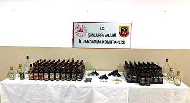 Şanlıurfa'da alkol, silah ve uyuşturucu operasyonu: 1 gözaltı