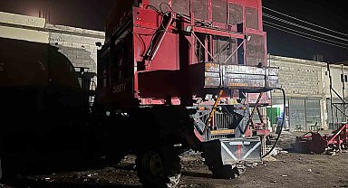 Şanlıurfa'da biçerdöverin 1 milyon TL değerindeki parçaları çalındı