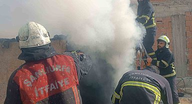 Şanlıurfa'da mesken yangını söndürüldü