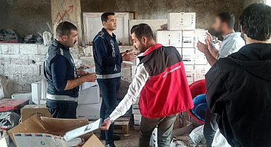 Şanlıurfa'da onlarca koli sahte zirai ilaç ele geçirildi