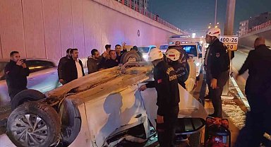 Şanlıurfa'da otomobil devrildi: 3 yaralı