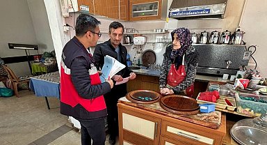 Şaphane'de kahvehane ve çay ocaklarında gıda denetimi