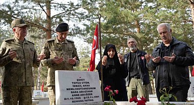 Şehidin silah arkadaşlarının 34 yıllık örnek vefası