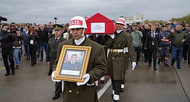 Şehit Altıok'un cenazesi Samsun'a getirildi