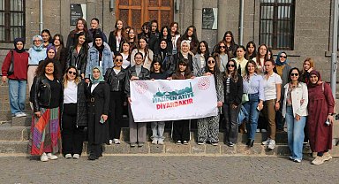 Şehit ve gazi kızları Diyarbakır'ın tarihi mekanlarını geziyor