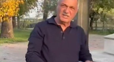 Şehitliğe saygısızlık yapanlara tepki gösterdi, çöpleri tek tek topladı