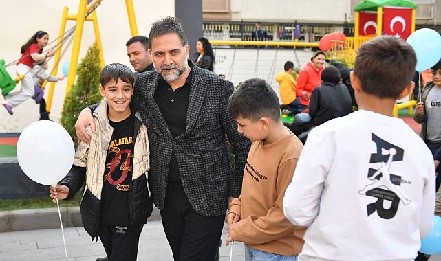 Şelale Evler Parkı hizmete girdi
