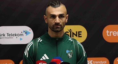Serdar Dursun: "Kocaelispor ve taraftarı karşısında oynamak kolay değil"