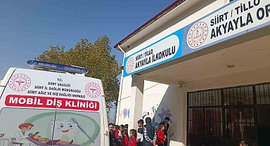 Siirt'te mobil diş sağlığı hizmeti